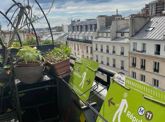 Vue - Quartier Canal Saint-martin 公寓